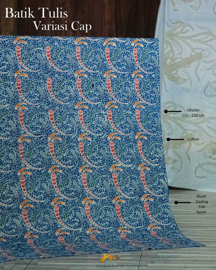 Kain Batik Variasi cap motif gading