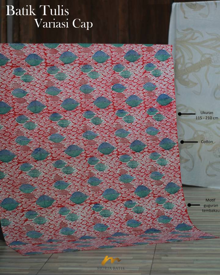 Batik Tulis variasi Cap Taburan tembakau besar
