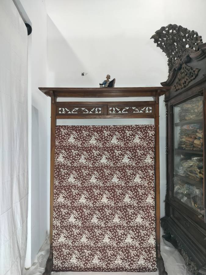 Kain Batik 1 warna motif kopi