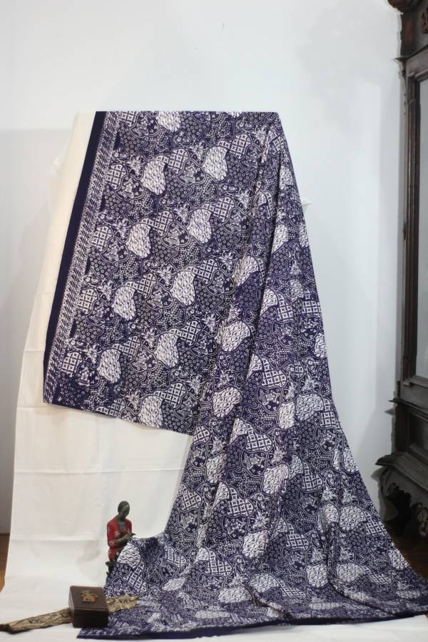 Batik 1 warna Motif Bunga Sekar Jagad
