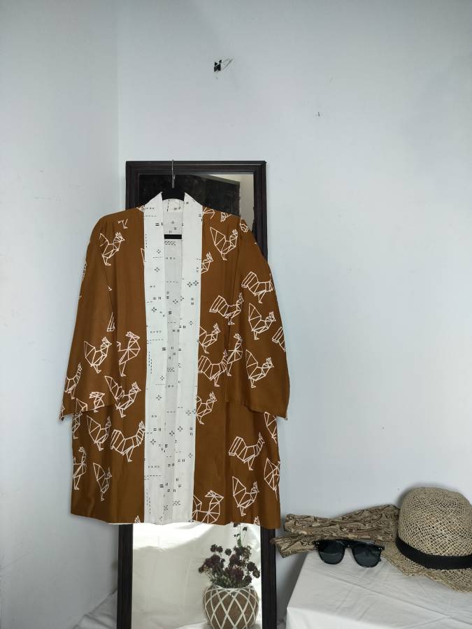 Outer 2 warna bolak balik