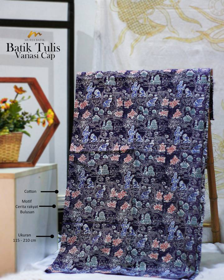 Batik tulias variasi cap diorama bulusan