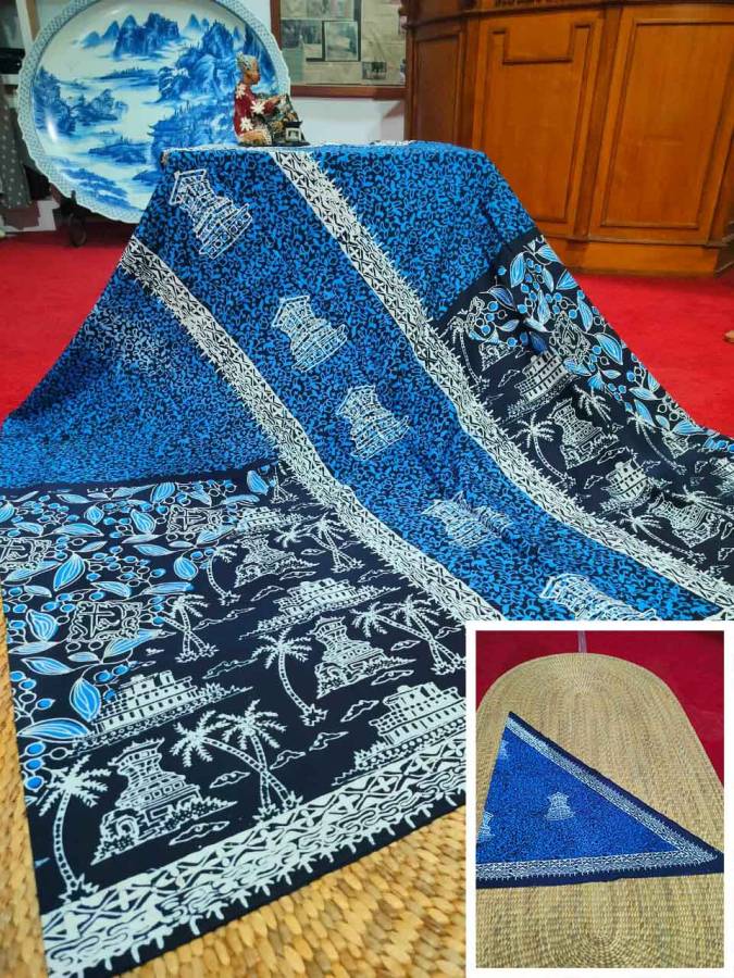 Sarung + Iket Tumpal Menara